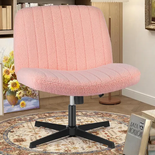 Vista 12 de OLIXIS Silla cruzada con ruedas, silla de tocador, escritorio de oficina en multicolor/fantasía (Inky)