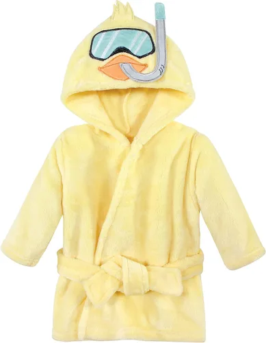 Vista 16 de Hudson Baby - Bata de baño unisex de peluche con cara de animal para bebé Azteca