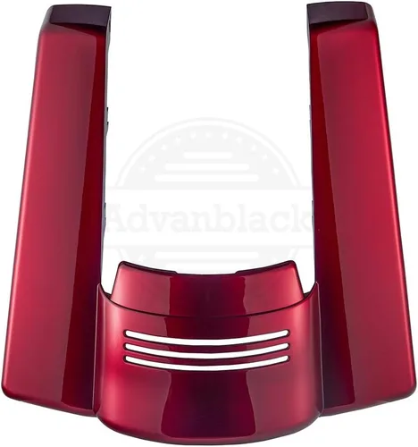 Vista 38 de Extensión de guardabarros trasero estirado para Harley Touring 2014+, whisky ámbar, sin recortes Amber Whiskey