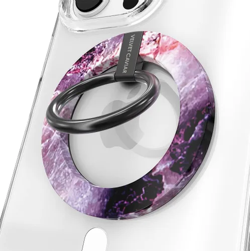 Vista 10 de VELVET CAVIAR Compatible con MagSafe Phone Grip – Soporte de anillo magnético con soporte ajustable – Accesorios MagSafe extraíbles para iPhone 16