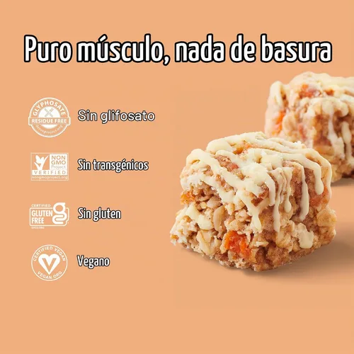 Vista 3 de Heavenly Hunks - Galletas de pastel de zanahoria con glaseado - Bolsa de 5 onzas