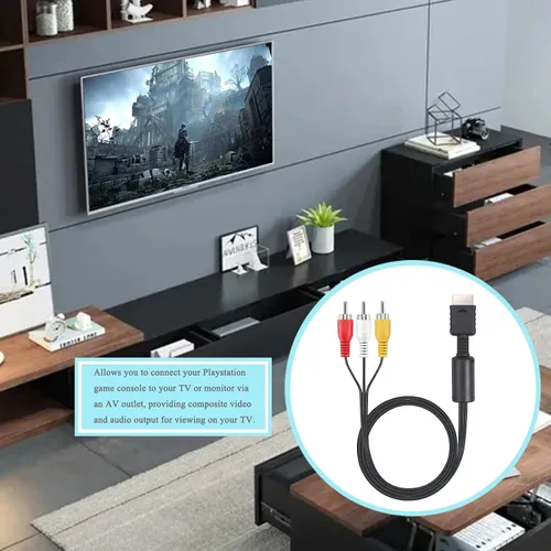 Vista 7 de Cable de audio y vídeo PlayStation 3PS3Cable Juego
