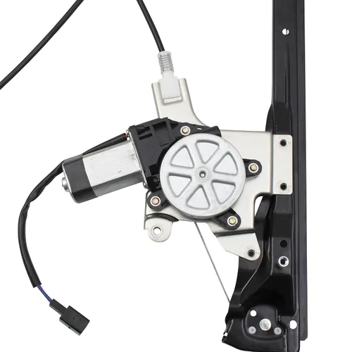 Vista 3 de Brock Regulador de elevación de elevalunas eléctrico delantero con conjunto de motor compatible con 00-07 Focus 4 puertas Sedan Wagon Hatchback