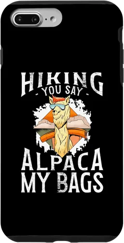 Vista 9 de Funda para iPhone 14 Senderismo You Say Alpaca My Bags Llama Alpaca