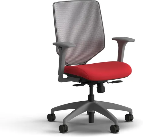 Vista 22 de HON Solve - Silla de oficina ergonómica, soporte de malla con respaldo de malla, soporte lumbar ajustable, brazos ajustables en altura, marco