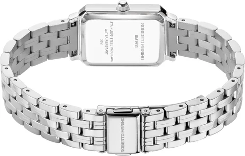 Vista 2 de Roberto Marino RM1982 Reloj de Lujo para Mujer Rectangular en Oro – Movimiento de Cuarzo Japonés, Diseño Vintage de Acero Inoxidable, Esfera RM1931