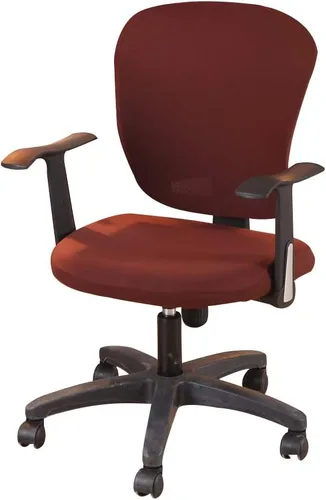 Vista 27 de Jinzio Funda para silla de oficina de computadora, tela protectora dividida y elástica, de poliéster, universal, para escritorio, para silla