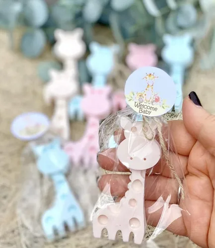 Vista 4 de Giraffe Soap Favors - Giraffe Baby Shower Favors, Boy Girl Baby Giraffe Decorations, Safari Jungle Baby Shower Party Gift