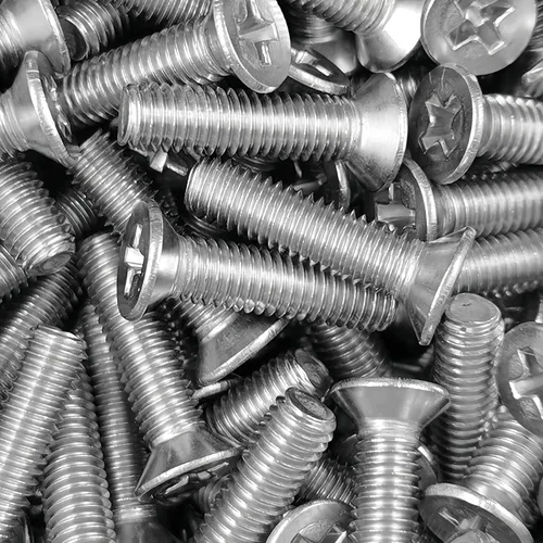Vista 5 de Tornillos Phillips M1.6 x 4 mm avellanados de cabeza plana NACX, A2-70, tono plateado, acero inoxidable 304, 100