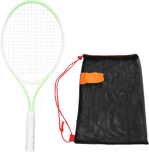 Vista 8 de Colaxi Raqueta de tenis para niños, 21 pulgadas, marco de aleación de hierro, agarre antideslizante, equipo de tenis para parque recreativo patio