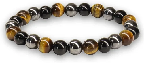 Vista 124 de Crystal Vibe Pulseras de cuentas de 0.315 in para mujeres y hombres, pulseras de cristal con piedras preciosas naturales, tamaño elástico ajustable