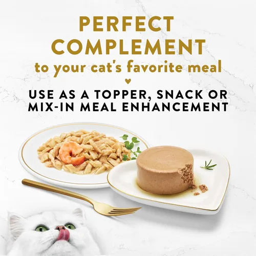 Vista 4 de Purina Fancy Feast Aperitivos Lamibles Sin Granos Complemento de Comida Húmeda para Gatos Aperitivo de Pescado Oceánico con Complemento de Comida
