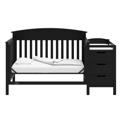 Vista 10 de Graco Benton - Cuna convertible 5 en 1 GREENGUARD Gold Certified, Baby Crib & Changing Table Combo, Includes Water-Resistant Changing Pad