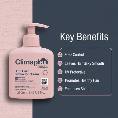 Vista 2 de Climaplex Crema protectora antiencrespamiento y ultra protección sin enjuague Mist Duo – Protege del calor y los daños UV – Proporciona luminosidad