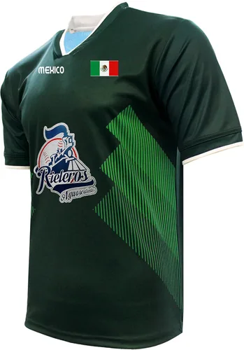 Vista 2 de Jersey Mexico Rieleros de Aguascalientes 100% poliéster. Fabricado en México