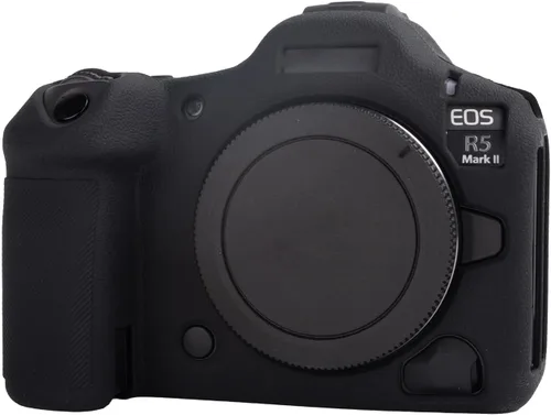 Vista 8 de MUZIRI KINOKOO Funda de silicona compatible con cámara digital Canon EOS R5 Mark II, goma blanda EOS R5 Mark II/EOS R5 II, funda protectora