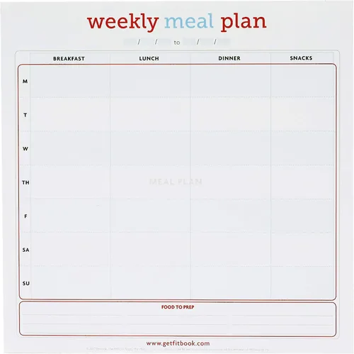 Vista 4 de Fitlosophy Eat Fit - Planificador semanal de comidas, lista de compras y guía de preparación de comidas, 40 páginas
