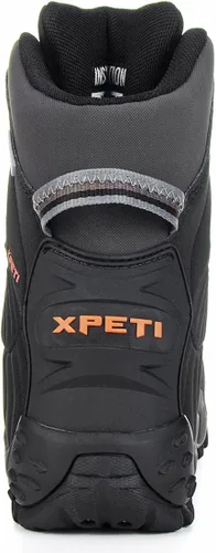 Vista 7 de Manfen Botas de senderismo impermeables Thermator de tiro medio para hombre, botas de senderismo para exteriores, 7