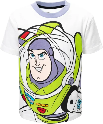 Vista 5 de Disney Pixar Toy Story Rex Buzz Lightyear Woody - Paquete de 3 camisetas para niños pequeños a grandes