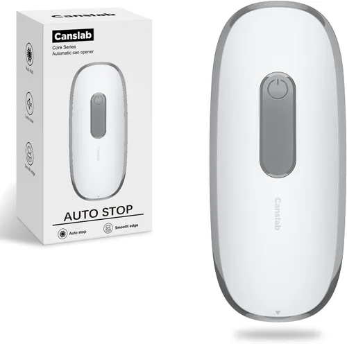 Vista 9 de Canslab Ultrablde (versión básica) - Abrelatas eléctrico recargable para cocina para personas mayores con artritis, abrelatas de batería USB