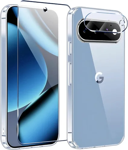 Vista 8 de Funda compatible con iPhone 17 Pro Max con protector de pantalla y protector de lente de cámara, [no se pone amarillento]