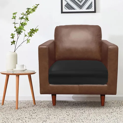 Vista 2 de Fundas de cojín para asiento de sofá, impermeables, fundas de cojín elásticas para sofá, protector de muebles con parte inferior elástica, fundas