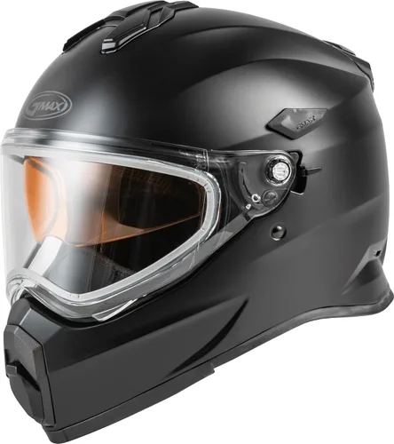 Vista 3 de GMAX AT-21S - Casco integral sólido de cara completa, aprobado por DOT para adultos y jóvenes (negro mate, 2X)