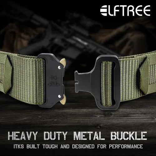 Vista 4 de Cinturón táctico de batalla MOLLE de 2 pulgadas con cinturón interior y almohadilla antideslizante Inner Belt & Inner Anti-Slip Pad 2-In-1 System