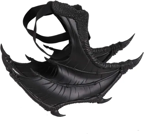 Vista 3 de Himine Alas de dragón Props Cosplay Wings Negro