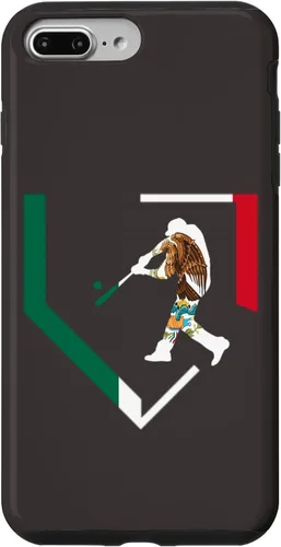 Vista 12 de Funda para iPhone 12 mini Mexico High School Baseball Player Mexican Flag Home Plate Case