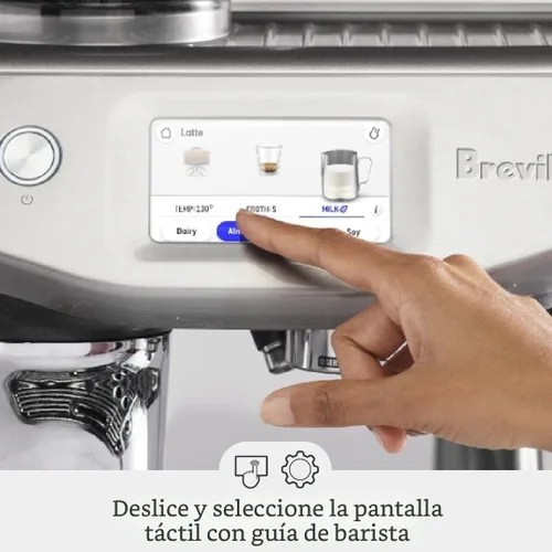 Vista 5 de Máquina de espresso Breville Barista Touch Impress BES881BSS, Acero Inoxidable Cepillado Enjoy cold extraction functionality for cold brew