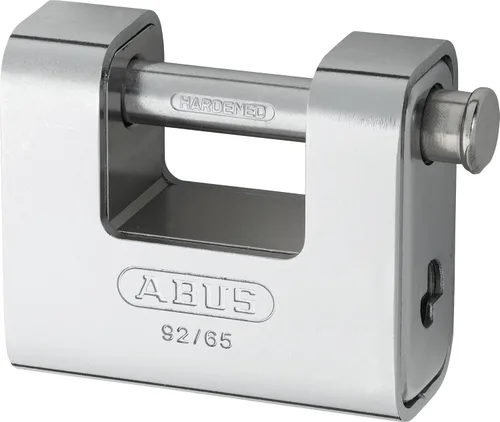 Vista 3 de ABUS Candado de latón monobloque 92/65 KA con igual llave, código 8511
