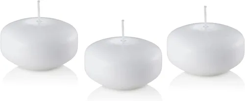 Vista 14 de D'light Online Paquete de velas flotantes pequeñas de 2 pulgadas para eventos, centros de mesa, bodas, spa, decoración del hogar, ocasiones Blanco