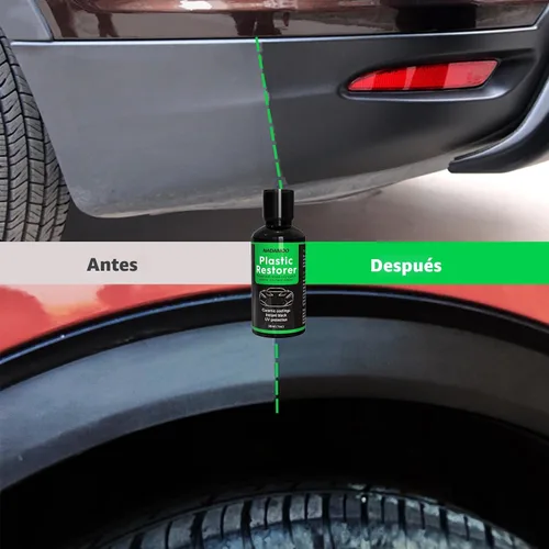 Vista 2 de NADAMOO Restaurador de plástico para automóviles – Back to Black Ceramic Trim Restorer – Kit de bricolaje automotriz para plástico exterior e