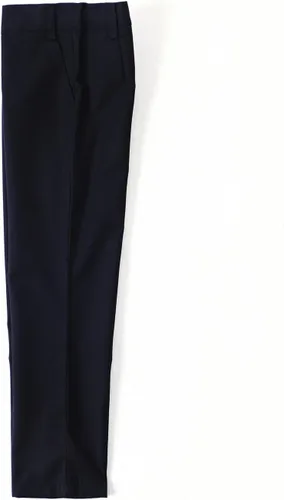 Vista 9 de Yanlu Conjunto de trajes formales de esmoquin para niños, color azul y negro, traje ajustado para bodas