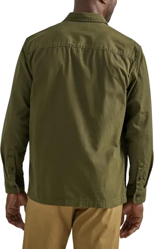 Vista 2 de Lee Men's Workwear Loose Fit Long Sleeve Button Down Overshirt