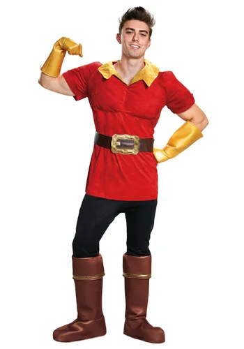 Vista 3 de Disfraz Gastón de La Bella y la Bestia de Disney para hombre Multicolor