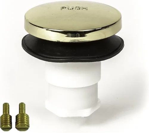 Vista 11 de Tapón de drenaje universal para bañera/tina con toque de pulgar (punta de pulgar, accionado por pie) Incluye accesorios de 3/8" y 5/16