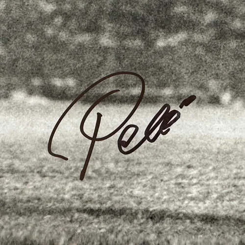 Vista 2 de Autografiado/Firmado Pele Brasil Fútbol Fútbol 16x20 Foto Bicicleta Kick Beckett BAS COA Auto