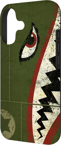 Vista 2 de WWII P-40 Fighter Plane Shark Mouth Warbird Nose Art Case for iPhone 17