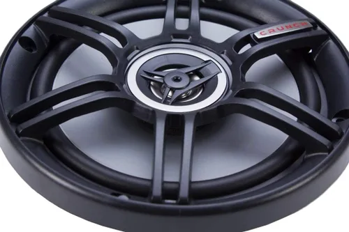Vista 3 de Crunch 300 vatios 6.5 pulgadas coaxial poco profundo 4 ohmios CS altavoces, negro CS-65CXS