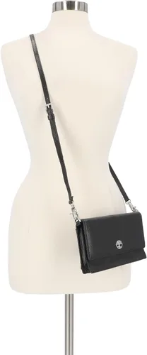 Vista 4 de Timberland Bolso cruzado de piel RFID, Negro (Pebble)