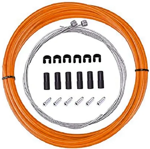 Vista 5 de BlueSunshine - Juego de cables de freno y carcasa para bicicleta, kit básico de repuesto de cable de freno para tu bicicleta, carcasa de cable
