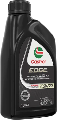 Vista 14 de Castrol EDGE 5W-20 Advanced - Aceite de motor sintético completo, 1 cuarto de galón, paquete de 6