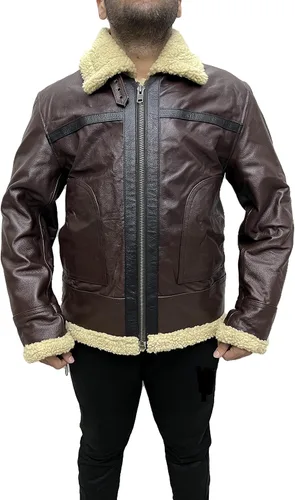 Vista 6 de RE 4 Remake Leon Scott Kennedy - Chaqueta de piel sintética de vaca auténtica
