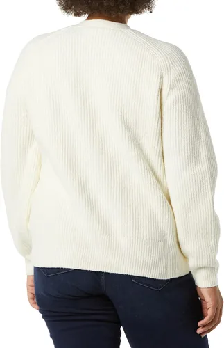 Vista 2 de Tienda Essentials Cárdigan acanalado suave al tacto para mujer
