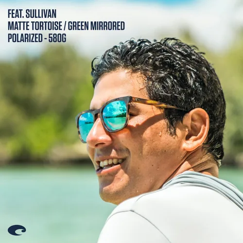 Vista 7 de Costa Del Mar Gafas de sol cuadradas Sullivan para hombre