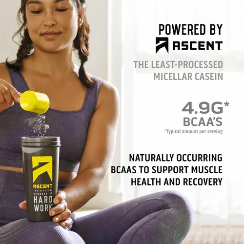Vista 6 de Ascent Native Fuel Polvo de proteína de caseína micelar, 1