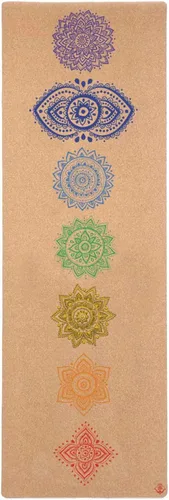 Vista 11 de Shakti Warrior Tapete de yoga TPE - Diseñado por artistas, esterillas premium ecológicas, antideslizantes, no tóxicas, ideales para yoga regular