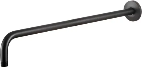 Vista 12 de OFFO Brazo de ducha con pestaña, de 6 pulgadas en oro brillante, montaje en pared, reemplazo, brazo angular de cabezal de ducha montado en la pared